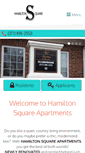 Mobile Screenshot of hamiltonsquare-apartments.com